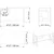 Hanah Home Radni sto Victory, 120x75x60 cm, Beli