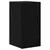 TV Kabinet za Zid 3 pcs 100 x 30 x 30 cm Crni hrast