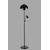 Podna lampa Devin, Crna
