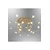 Opviq luster Aster 2843-24-03, LED 65 W, žuti