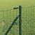 Ograda s postovima Zelena 0,6 x 25 m Čelik i PVC