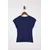 Trendyol Milla Ženska majica TWOSS26TS00020, Tamnoplava