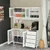 Hanah Home Višenamenska komoda Grano 140, 140 x187 x40 cm, Bela