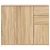 Komoda Sonoma hrast 91x29,5x75 cm Konstruirano drvo