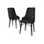 Hanah Home Set stolica Neta, 46x95x42 cm, 2 komada, Antracit-crna