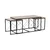 Hanah Home Set klub stolova Defne, Krem-crni