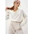 Trend Alacati Stili Ženska bluza dugih rukava Alc-X13126, Krem