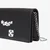 Torba Off-White Jitney Wallet On Chain Quote Black/ White Universal
