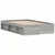 Vidaxl Posteljni okvir siva sonoma 120x190 cm