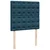 Box spring krevet s madracem plavi 100x200 cm baršunasti