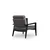 Atelier del Sofa Fotelja Apollo 77x90x84cm Siva