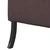 Sofa s visokim naslonom 101cm Tamno smeđa tkanina