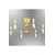 Opviq luster Phulu 2845-6-3, LED 35 W, žuti