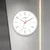 Compas Zidni sat, Srebrna, 35 cm, Srebrne boje