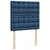 Vidaxl Box spring postelja z vzmetnico modra 90x190 cm blago