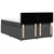 Vidaxl Box spring posteljni z vzmetnico temno siv 140x190 cm blago