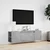 Zidni TV ormarić s LED svjetlima boja betona 135x31x39,5 cm