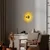 Opviq Zidna lampa Karsortel-N-643-1, 56x16x56cm, IP20, Zlatna boje
