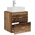 Umivaonik s policom Staro drvo 49,5 x 41 x 62,5 cm