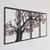 Wallity Set zidnih dekoracija Autumn Vibes-APT740 M, 69x150 cm, 1.2 mm, 4 komada, Crna