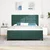 LED Box Spring Krevet Tamnozelena 180 x 200 cm Baršun