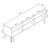 Hanah Home TV komoda Lora 20510, 140 cm, bela