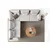 ATELIER DEL SOFA Ugaona garnitura Flexy L Cream