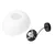 BRILAGI - Luster na kablu PEBBLES 1xE27/40W/230V O 25 cm crna