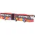 Norimpex Auto metalowe autobus czerwony przegubowy mechanizm pull-back