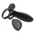 Trinity Vibes Silicone Vibrating Girth Enhancer with Remote Control Black
