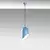Opviq Luster Kesik, 32-121cm, O14 cm, Plavi