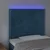 LED uzglavlje tamnoplavo 100x5x118/128 cm baršunasto
