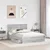 Krevet s od storage Siva Sonoma 140 x 200 cm Konstruirano drvo