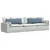 Jastučići za sofu 2 pcs Plava 120 x 40 cm Kordura tekstil