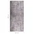 Vidaxl Pralna preproga 80x300 cm siva