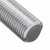 Navojni štap 12 pcs Srebrno 8 x 55 mm Čelik