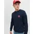 JACK & JONES Majica JJBRANDY nočno modra