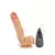 Vibrator sa vibracijom, Silikonski, 22cm, Boja kože