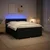 vidaXL Postelja boxspring z vzmetnico Črna 140 x 190 cm Blago