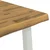 vidaXL 80 x 80 x 75 cm Masiven les akacije Bela Kvadrat
