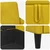 Vidaxl Sofa s shrambo Rumena 72 x 78 x 87 cm Poliester