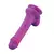 HiSmith HSA70 Dream Sky Silicone Vibrating Dildo KlicLok 8.38 Purple