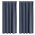 Zavjese za blackout s prstenovima 2 pcs Antracit 175 x 140 cm