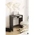 Hanah Home radni sto Zeyna, 65 cm, antracit