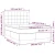 Vidaxl Box spring postelja z vzmetnico LED modra 140x190 cm blago
