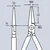 Knipex montažna klešta za hvatanje sa poprečnim profilima 280mm 28 71 280 ( 28 71 280 )