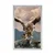 Plakat orel z razprtimi krili nad gorami - 20x30 white
