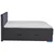 Xora BOXSPRING POSTELJA 180 cm x 200 cm , tekstil antracit
