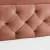 Boxxx BOXSPRING POSTELJA 180 cm  x 200 cm , tekstil starinsko roza