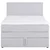 Boxspring Krevet Wickie 120/200 cm , srebrna